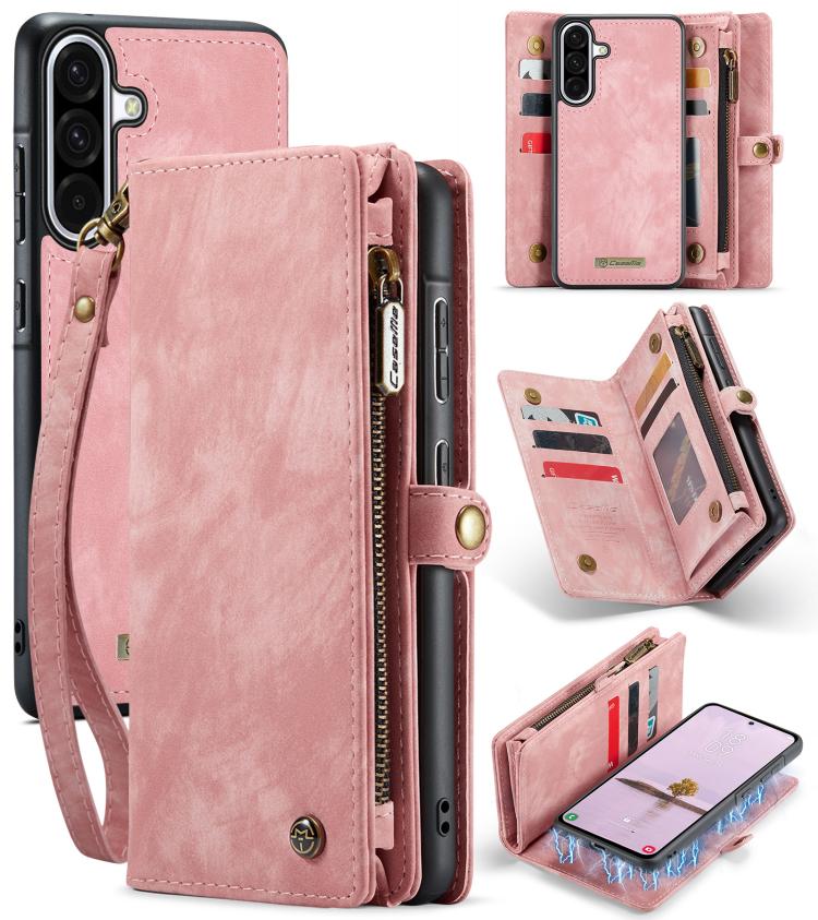 For Samsung Galaxy A56 CaseMe 008 Detachable Multifunctional Leather Phone Case(Pink)
For Samsung Galaxy A56 CaseMe 008 Detachable Multifunctional Leather Phone Case(Pink)
