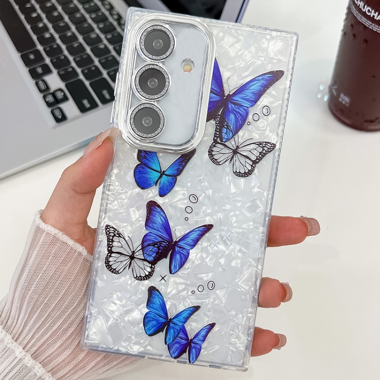 For Samsung Galaxy S24 5G Plating Texture Butterfly TPU Phone Case with Glitter Lens Film(Blue Butterflies HU3)
For Samsung Galaxy S24 5G Plating Texture Butterfly TPU Phone Case with Glitter Lens Film(Blue Butterflies HU3)
