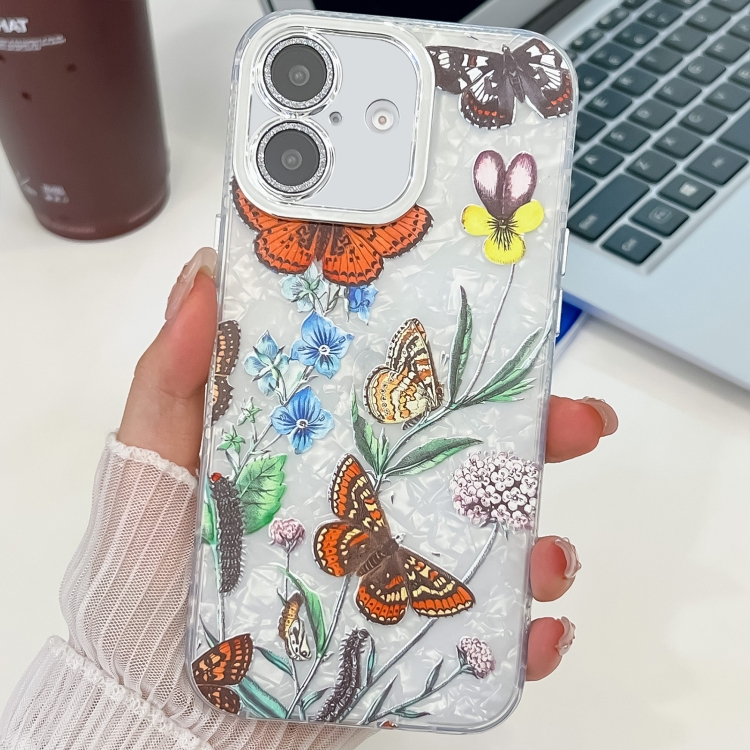 For iPhone 16 Plus Electroplating Flowers Plants Texture TPU Phone Case(Butterfly Love Flower FL17) 
For iPhone 16 Plus Electroplating Flowers Plants Texture TPU Phone Case(Butterfly Love Flower FL17)