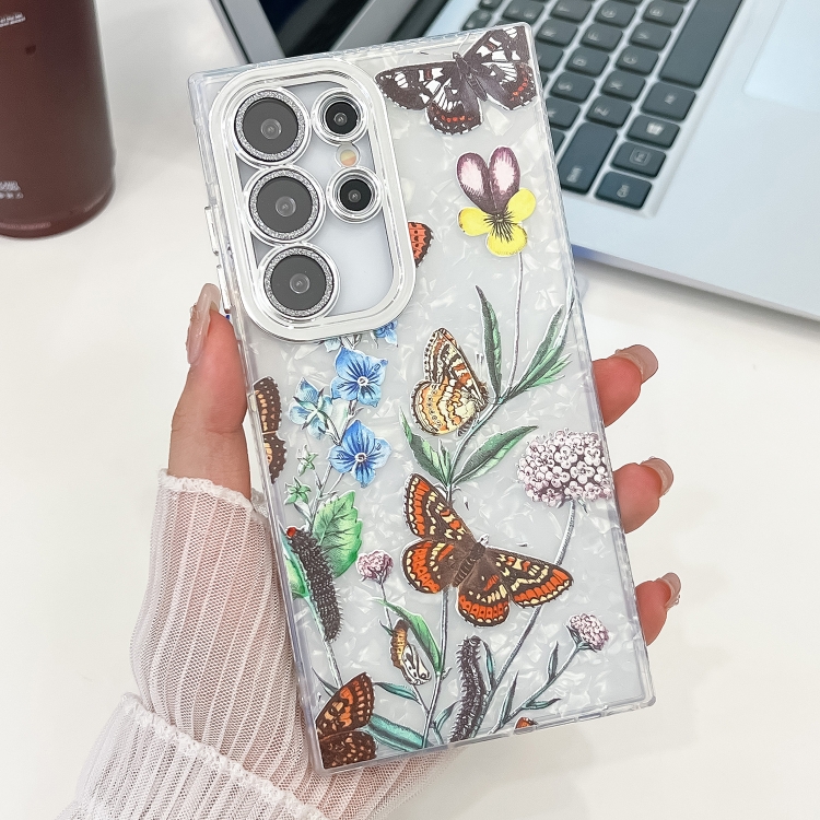 For Samsung Galaxy S25 Ultra 5G Electroplating Flowers Plants Texture TPU Phone Case(Butterfly Love Flower FL17)
For Samsung Galaxy S25 Ultra 5G Electroplating Flowers Plants Texture TPU Phone Case(Butterfly Love Flower FL17)