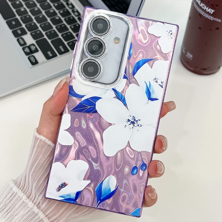 For Samsung Galaxy S24 5G Electroplating Flowers Plants Texture TPU Phone Case(Bougainvillea FL8)
For Samsung Galaxy S24 5G Electroplating Flowers Plants Texture TPU Phone Case(Bougainvillea FL8)