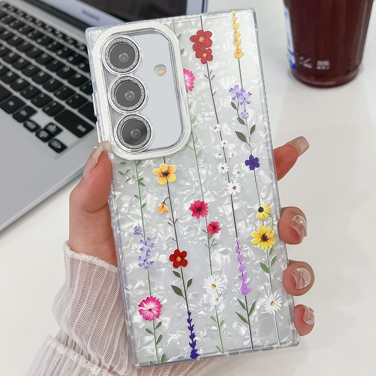 For Samsung Galaxy S25 5G Electroplating Flower Texture TPU Phone Case(Yellow Wildflower SH6)
For Samsung Galaxy S25 5G Electroplating Flower Texture TPU Phone Case(Yellow Wildflower SH6)