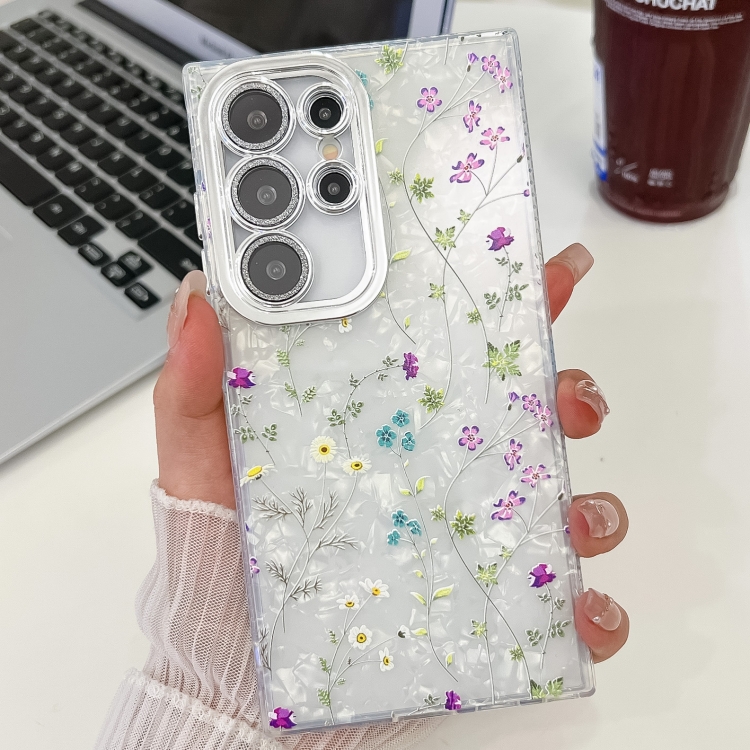For Samsung Galaxy S25 Ultra 5G Electroplating Flower Texture TPU Phone Case(Wild Chrysanthemum SH5)
For Samsung Galaxy S25 Ultra 5G Electroplating Flower Texture TPU Phone Case(Wild Chrysanthemum SH5)