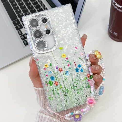 For Samsung Galaxy S25 Ultra 5G Electroplating Flower Texture Wristband TPU Phone Case(Little Wildflower SH3)
For Samsung Galaxy S25 Ultra 5G Electroplating Flower Texture Wristband TPU Phone Case(Little Wildflower SH3)