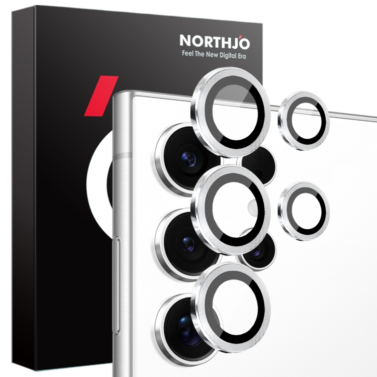 For Samsung Galaxy S25 Ultra 5G NORTHJO Camera Lens Protector CD Metal Ring Tempered Glass Film(Silver)
For Samsung Galaxy S25 Ultra 5G NORTHJO Camera Lens Protector CD Metal Ring Tempered Glass Film(Silver)