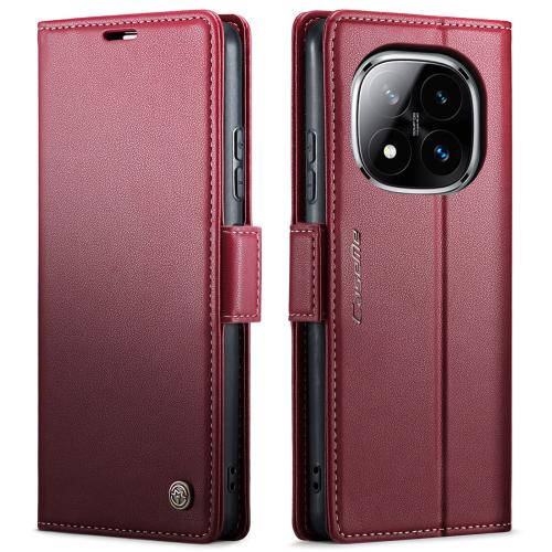 For Redmi Note 14 Pro 4G CaseMe 023 Butterfly Buckle Litchi Texture RFID Anti-theft Leather Phone Case(Red)
For Redmi Note 14 Pro 4G CaseMe 023 Butterfly Buckle Litchi Texture RFID Anti-theft Leather Phone Case(Red)