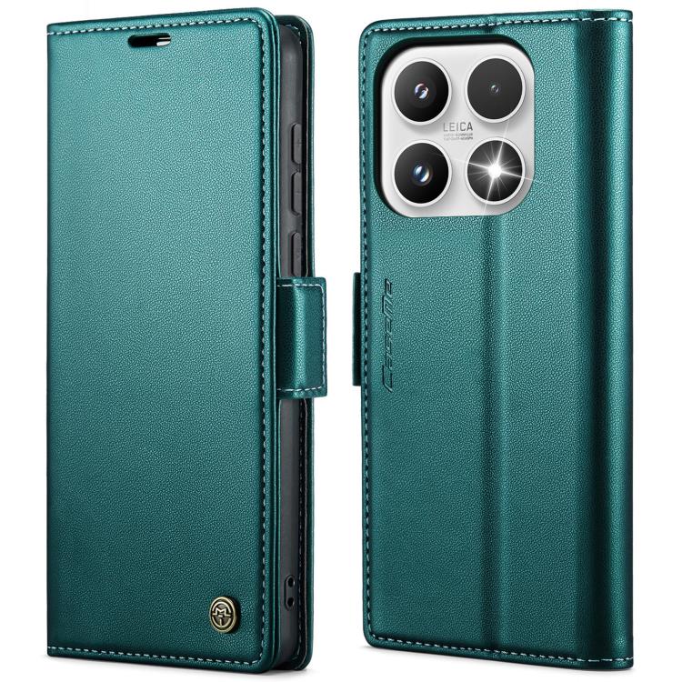 For Xiaomi 17 CaseMe 023 Butterfly Buckle Litchi Texture RFID Anti-theft Leather Phone Case(Green)
For Xiaomi 17 CaseMe 023 Butterfly Buckle Litchi Texture RFID Anti-theft Leather Phone Case(Green)