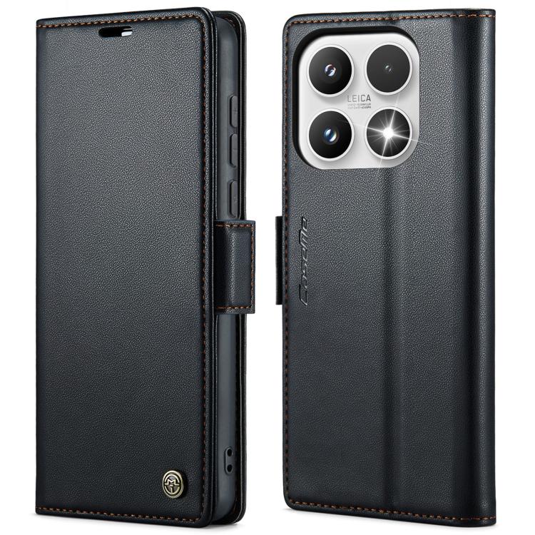 For Xiaomi 17 CaseMe 023 Butterfly Buckle Litchi Texture RFID Anti-theft Leather Phone Case(Black)
For Xiaomi 17 CaseMe 023 Butterfly Buckle Litchi Texture RFID Anti-theft Leather Phone Case(Black)