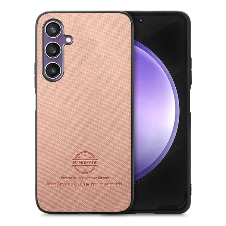 For Samsung Galaxy S23 FE 5G Twill Fabric Leather Skin Back Phone Case(Pink)
For Samsung Galaxy S23 FE 5G Twill Fabric Leather Skin Back Phone Case(Pink)