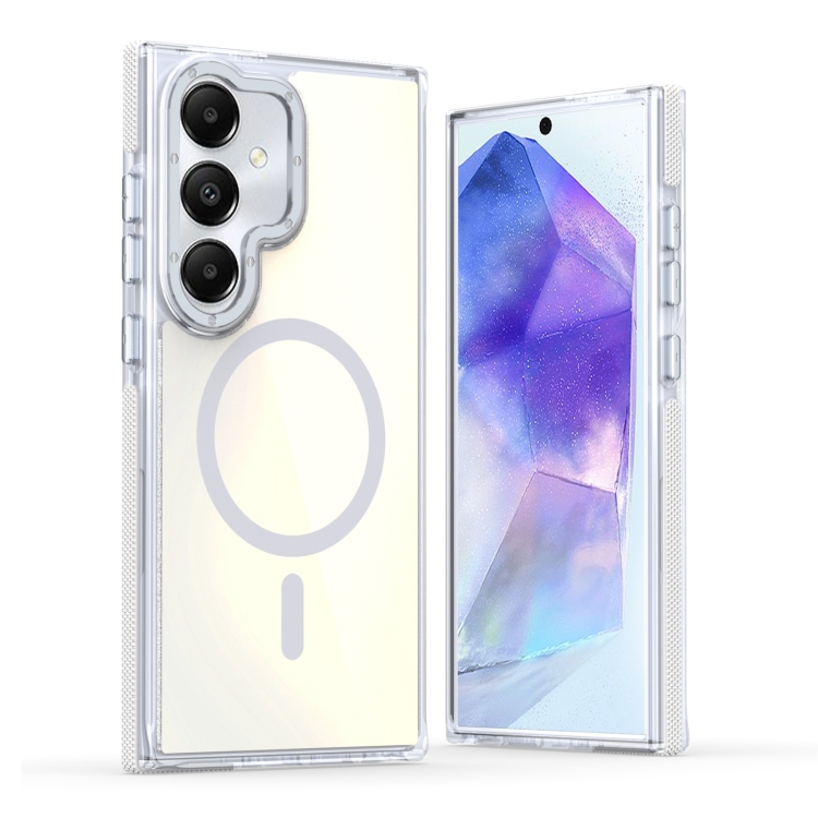 For Samsung Galaxy S24+ 5G Dual-Color Gradient Discolor MagSafe Phone Case(White)
For Samsung Galaxy S24+ 5G Dual-Color Gradient Discolor MagSafe Phone Case(White)