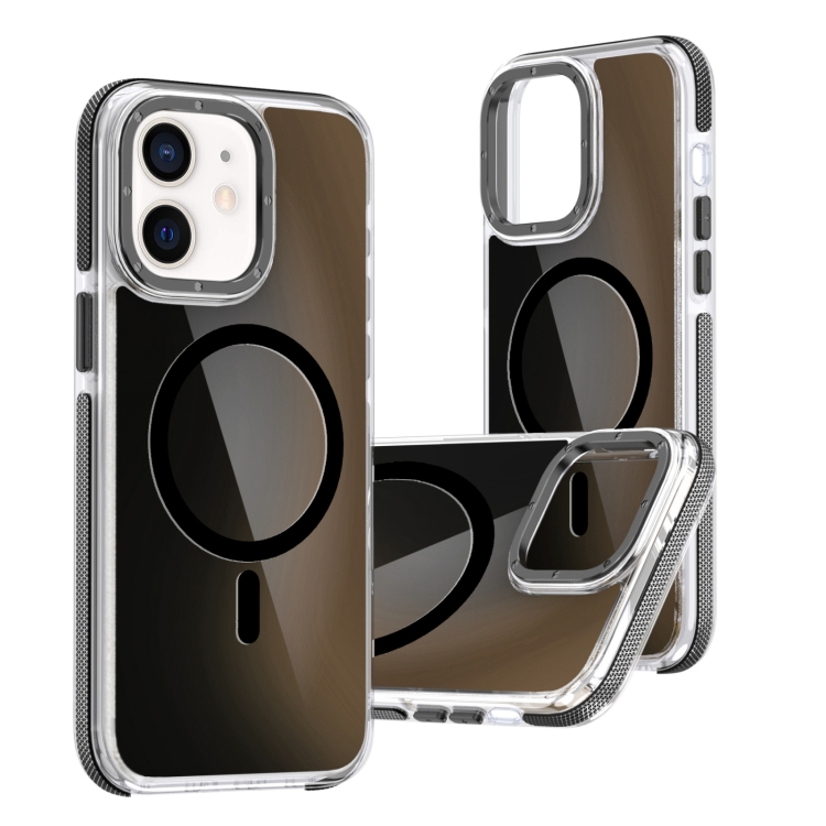 For iPhone 12 Dual-Color Gradient Discolor MagSafe Phone Case(Black)
For iPhone 12 Dual-Color Gradient Discolor MagSafe Phone Case(Black)