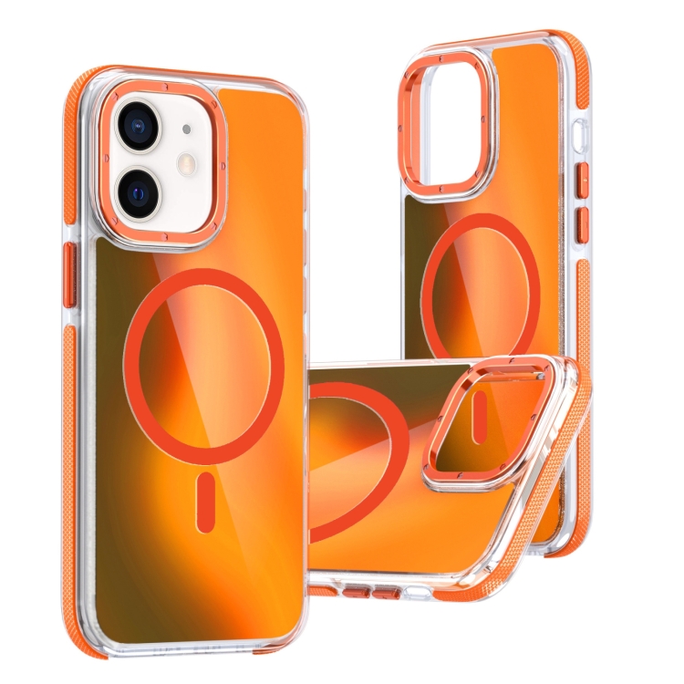 For iPhone 12 Dual-Color Gradient Discolor MagSafe Phone Case(Orange)
For iPhone 12 Dual-Color Gradient Discolor MagSafe Phone Case(Orange)