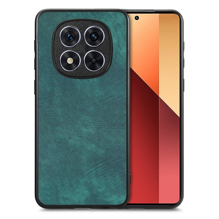 For Xiaomi Redmi Note 14 Pro 5G Vintage Leather PC Back Cover Phone Case(Green)
For Xiaomi Redmi Note 14 Pro 5G Vintage Leather PC Back Cover Phone Case(Green)