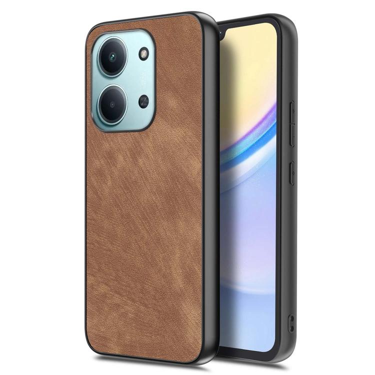 For Redmi 15C 5G / 4G Global 171mm Vintage Leather PC Back Cover Phone Case(Brown)
For Redmi 15C 5G / 4G Global 171mm Vintage Leather PC Back Cover Phone Case(Brown)