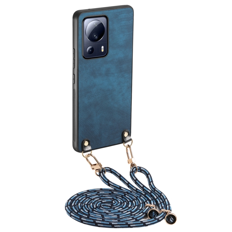For Xiaomi Civi 2 Vintage Leather PC Back Cover Phone Case with Crossbody Strap(Blue)
For Xiaomi Civi 2 Vintage Leather PC Back Cover Phone Case with Crossbody Strap(Blue)