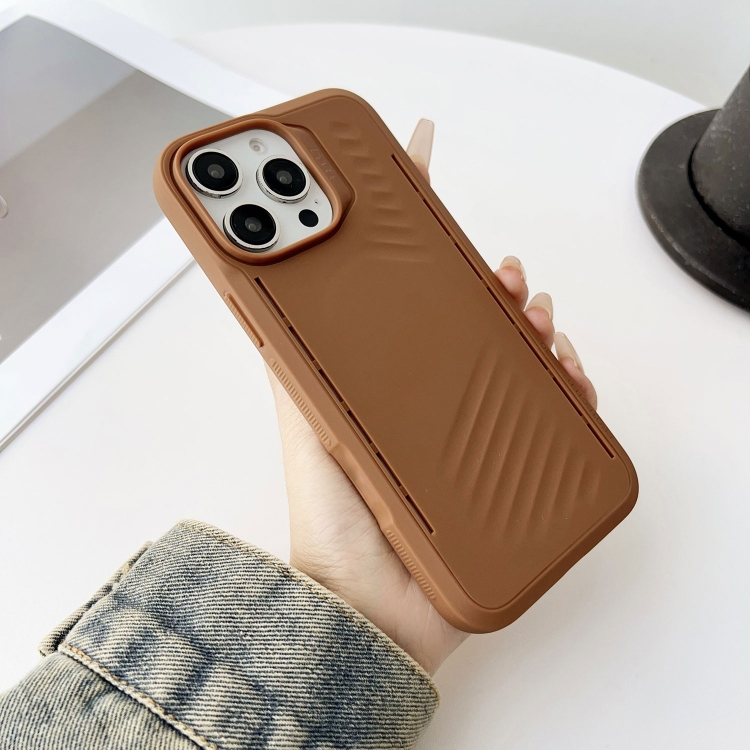 For iPhone 13 Pro Max Gaer4 Imitation MagSafe Shockproof TPU Phone Case(Brown)
For iPhone 13 Pro Max Gaer4 Imitation MagSafe Shockproof TPU Phone Case(Brown)