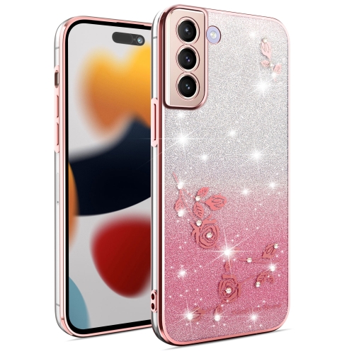 For Samsung Galaxy S21+ 5G Gradient Glitter Flower All-inclusive Phone Case(Pink)
For Samsung Galaxy S21+ 5G Gradient Glitter Flower All-inclusive Phone Case(Pink)