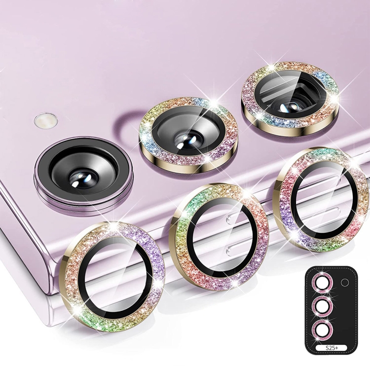 For Samsung Galaxy S25+ 5G ENKAY Hat-Prince 9H Rear Camera Lens Glitter Aluminium Alloy Tempered Glass Film(Colorful)
For Samsung Galaxy S25+ 5G ENKAY Hat-Prince 9H Rear Camera Lens Glitter Aluminium Alloy Tempered Glass Film(Colorful)
