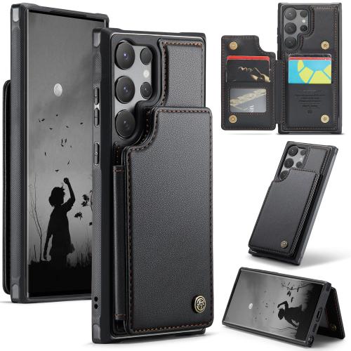For Samsung Galaxy S25 Ultra 5G CaseMe C22 Card Slots Holder RFID Anti-theft Phone Case(Black)
For Samsung Galaxy S25 Ultra 5G CaseMe C22 Card Slots Holder RFID Anti-theft Phone Case(Black)