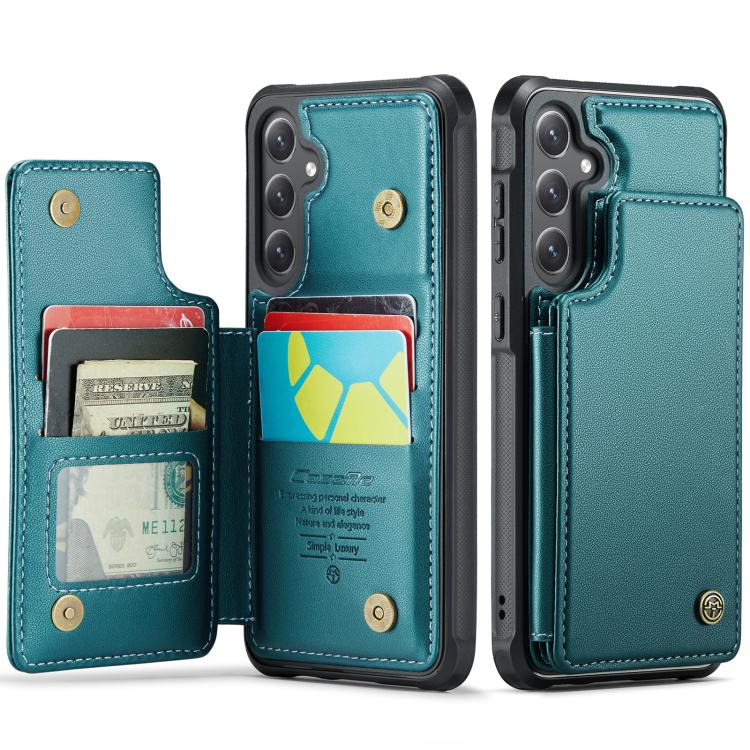 For Samsung Galaxy S25 FE 5G CaseMe C22 Card Slots Holder RFID Anti-theft Phone Case(Green)
For Samsung Galaxy S25 FE 5G CaseMe C22 Card Slots Holder RFID Anti-theft Phone Case(Green)