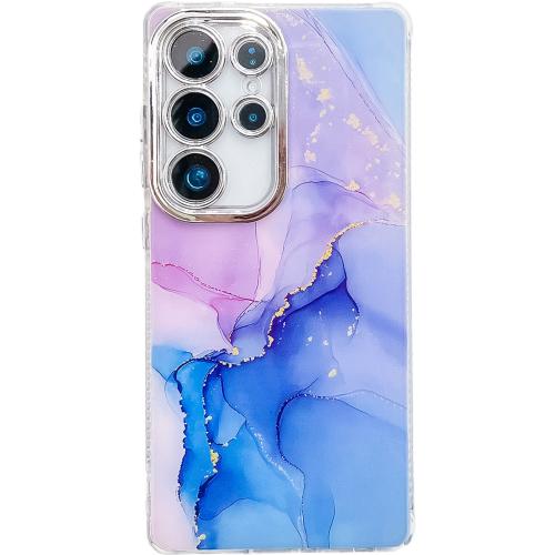 For Samsung Galaxy S25 Ultra 5G Electroplated Marble Texture Phone Case(Purple Blue M18)
For Samsung Galaxy S25 Ultra 5G Electroplated Marble Texture Phone Case(Purple Blue M18)