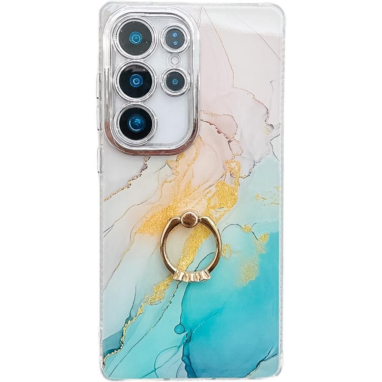 For Samsung Galaxy S25 Ultra 5G Electroplated Marble Texture Ring Holder Phone Case(Yellow Green S13)
For Samsung Galaxy S25 Ultra 5G Electroplated Marble Texture Ring Holder Phone Case(Yellow Green S13)
