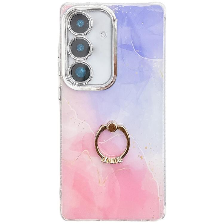 For Samsung Galaxy S24 5G Electroplated Marble Texture Ring Holder Phone Case(Purple Pink S14)
For Samsung Galaxy S24 5G Electroplated Marble Texture Ring Holder Phone Case(Purple Pink S14)