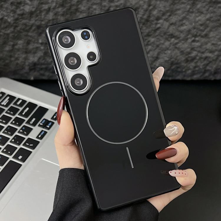 For Samsung Galaxy S25 Ultra 5G Glossy TPU Shockproof MagSafe Phone Case(Black)
For Samsung Galaxy S25 Ultra 5G Glossy TPU Shockproof MagSafe Phone Case(Black)