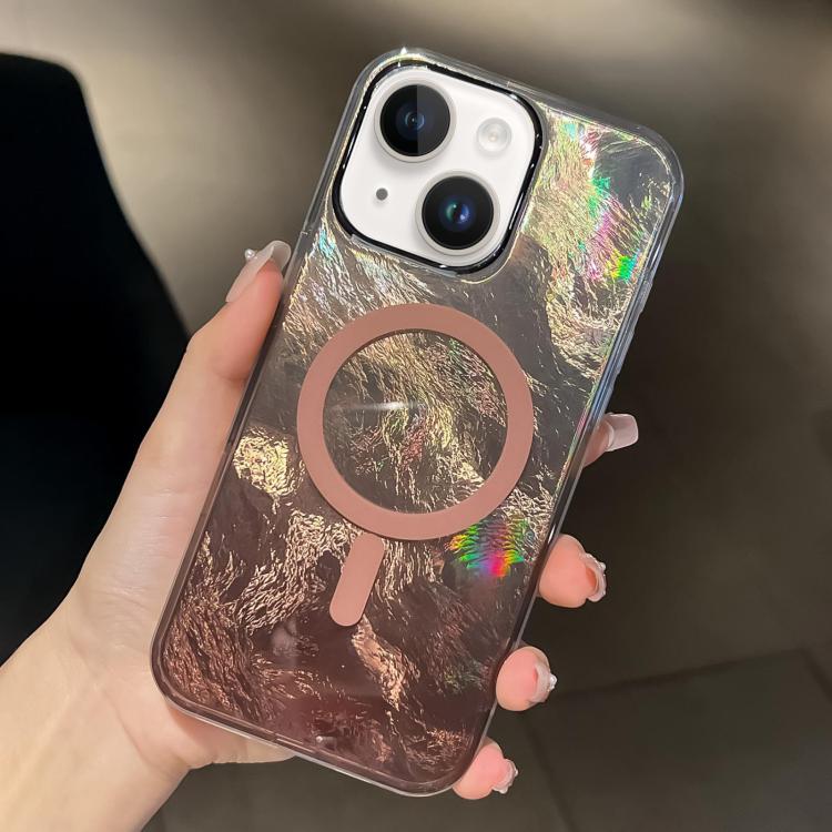 For iPhone 13 Plating Gradient Glacier Texture MagSafe Phone Case(Titanium Gold)
For iPhone 13 Plating Gradient Glacier Texture MagSafe Phone Case(Titanium Gold)