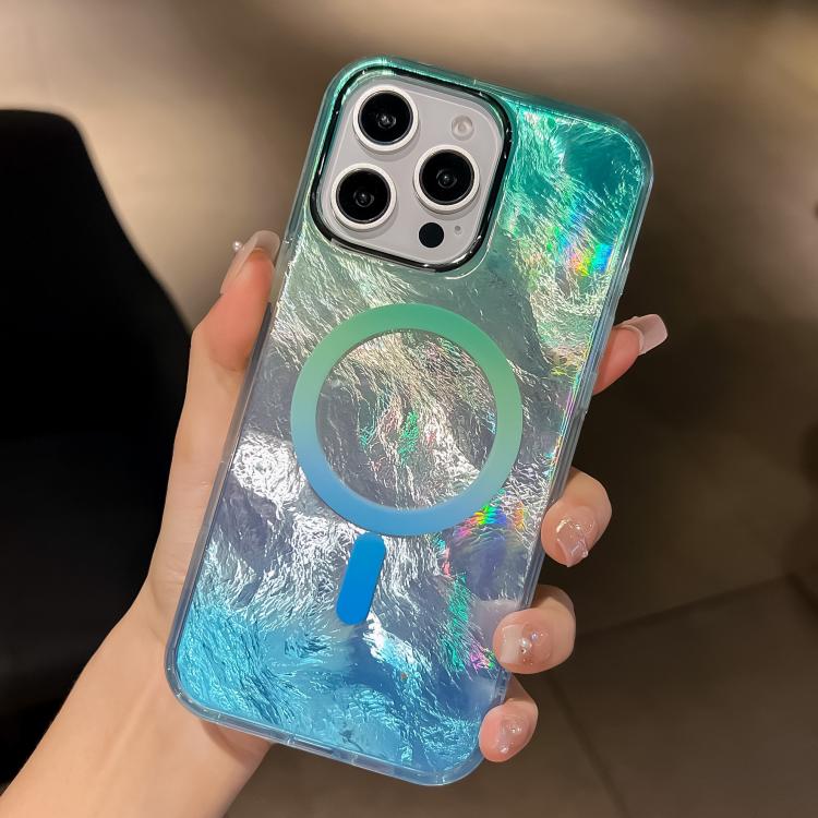 For iPhone 14 Pro Max Plating Gradient Glacier Texture MagSafe Phone Case(Silver Blue)
For iPhone 14 Pro Max Plating Gradient Glacier Texture MagSafe Phone Case(Silver Blue)