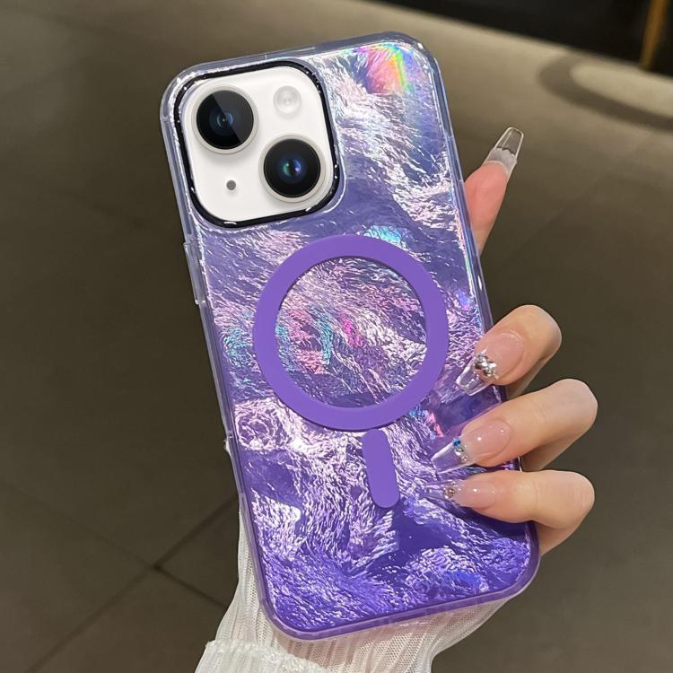 For iPhone 14 Plus Plating Gradient Glacier Texture MagSafe Phone Case(Purple)
For iPhone 14 Plus Plating Gradient Glacier Texture MagSafe Phone Case(Purple)
