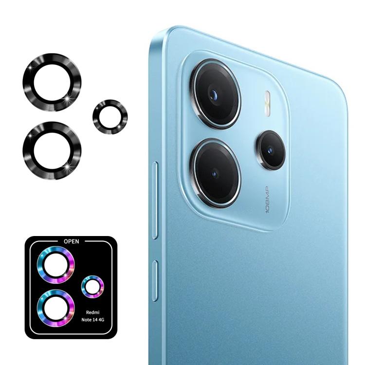 For Redmi Note 14 4G Global ENKAY Hat-Prince 9H Rear Camera Lens Aluminium Alloy Tempered Glass Film(Black)
For Redmi Note 14 4G Global ENKAY Hat-Prince 9H Rear Camera Lens Aluminium Alloy Tempered Glass Film(Black)