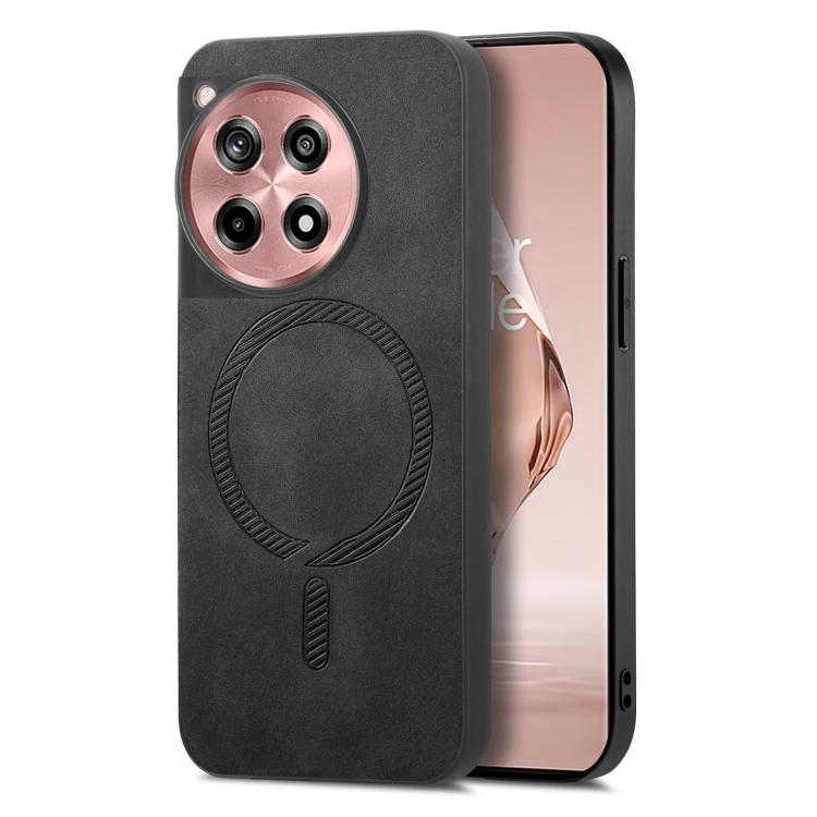 For OnePlus Ace 3 / 12R 5G Solid Color Retro Magsafe PU Back Cover Phone Case(Black)
For OnePlus Ace 3 / 12R 5G Solid Color Retro Magsafe PU Back Cover Phone Case(Black)