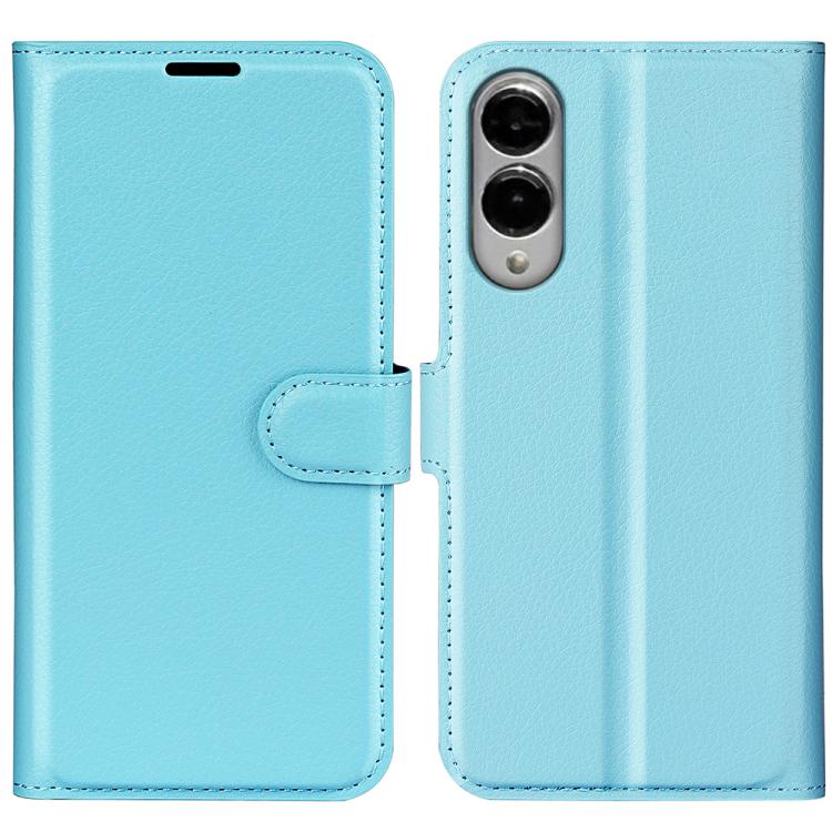 For Samsung Galaxy S25 Edge 5G Litchi Texture Horizontal Flip Leather Phone Case with Holder(Blue)
For Samsung Galaxy S25 Edge 5G Litchi Texture Horizontal Flip Leather Phone Case with Holder(Blue)