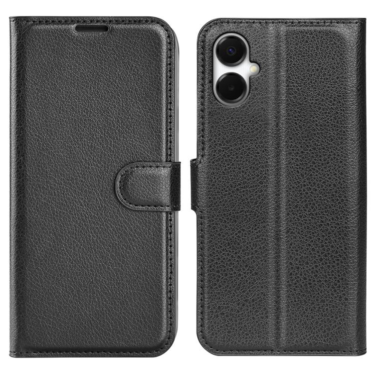 For Samsung Galaxy A06 5G Litchi Texture Horizontal Flip Leather Phone Case with Holder(Black)
For Samsung Galaxy A06 5G Litchi Texture Horizontal Flip Leather Phone Case with Holder(Black)