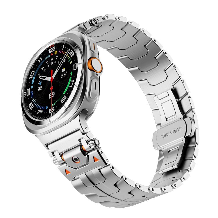 For Samsung Galaxy Watch 7 Ultra 47mm Stainless Steel Butterfly Buckle Metal Watch Band(Silver)
For Samsung Galaxy Watch 7 Ultra 47mm Stainless Steel Butterfly Buckle Metal Watch Band(Silver)