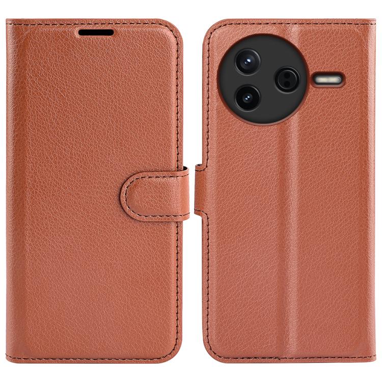 For Xiaomi Poco F7 Pro / Redmi K80 Litchi Texture Horizontal Flip Leather Phone Case with Holder(Brown)
For Xiaomi Poco F7 Pro / Redmi K80 Litchi Texture Horizontal Flip Leather Phone Case with Holder(Brown)