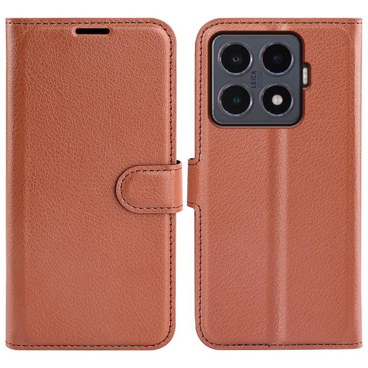 For Xiaomi 15T Pro Litchi Texture Horizontal Flip Leather Phone Case with Holder(Brown)
For Xiaomi 15T Pro Litchi Texture Horizontal Flip Leather Phone Case with Holder(Brown)