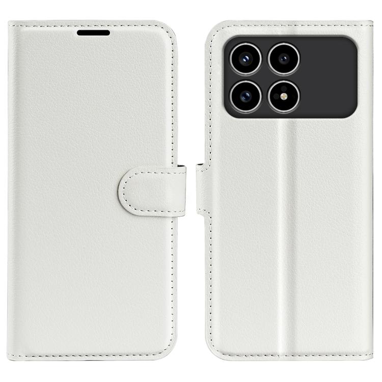 For Xiaomi Poco F8 Pro 5G Litchi Texture Horizontal Flip Leather Phone Case with Holder(White)
For Xiaomi Poco F8 Pro 5G Litchi Texture Horizontal Flip Leather Phone Case with Holder(White)