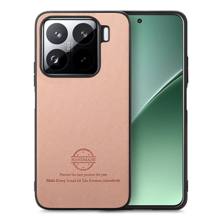 For Xiaomi Poco X7 Pro Twill Fabric Leather Skin Back Phone Case(Pink)
For Xiaomi Poco X7 Pro Twill Fabric Leather Skin Back Phone Case(Pink)