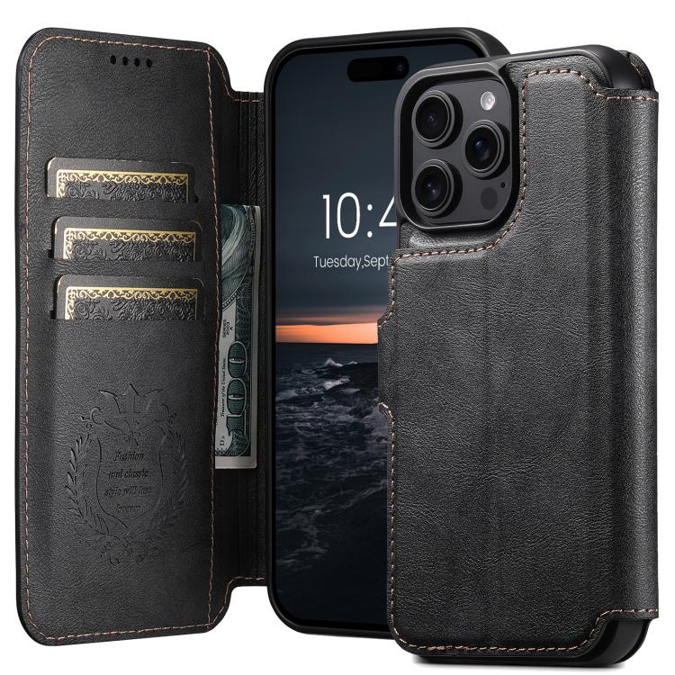 For iPhone 16 Pro Suteni Q05 2-in-1 Multi-function Detachable Wallet MagSafe Phone Case(Black)
For iPhone 16 Pro Suteni Q05 2-in-1 Multi-function Detachable Wallet MagSafe Phone Case(Black)