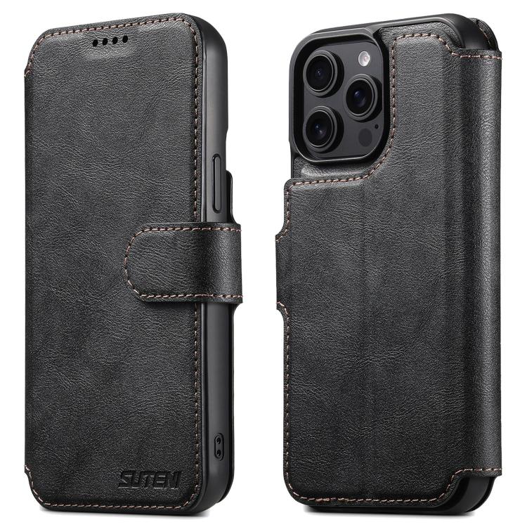 For iPhone 13 Pro Max Suteni Q05 2-in-1 Multi-function Detachable Wallet MagSafe Phone Case(Black)
For iPhone 13 Pro Max Suteni Q05 2-in-1 Multi-function Detachable Wallet MagSafe Phone Case(Black)