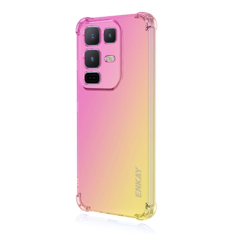 For Infinix Note 50 4G / Note 50 Pro 4G ENKAY Hat-Prince Gradient Airbag TPU Phone Case(Pink Gold)
For Infinix Note 50 4G / Note 50 Pro 4G ENKAY Hat-Prince Gradient Airbag TPU Phone Case(Pink Gold)