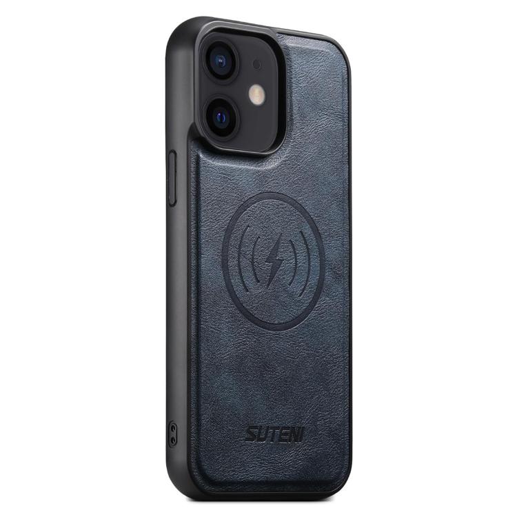 For iPhone 12 Suteni G5 Cowhide Leather MagSafe Magnetic Phone Case(Blue)
For iPhone 12 Suteni G5 Cowhide Leather MagSafe Magnetic Phone Case(Blue)