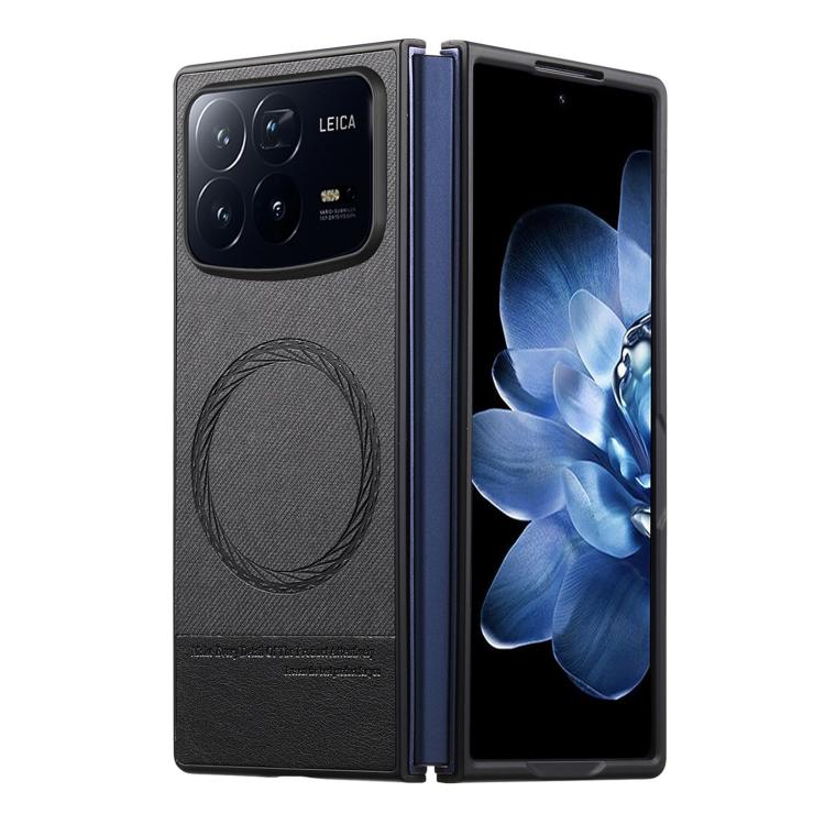 For Xiaomi Mix Fold 4 Twill Fabric Leather Skin Magnetic Back Phone Case(Black)
For Xiaomi Mix Fold 4 Twill Fabric Leather Skin Magnetic Back Phone Case(Black)