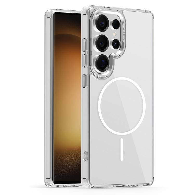 For Samsung Galaxy S23 Ultra 5G Star Shield Thin Circle MagSafe Phone Case(White)
For Samsung Galaxy S23 Ultra 5G Star Shield Thin Circle MagSafe Phone Case(White)