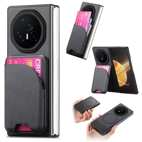 For Honor Magic V3 Twill Fabric Leather Skin Card Bag Magnetic Back Phone Case(Black)
For Honor Magic V3 Twill Fabric Leather Skin Card Bag Magnetic Back Phone Case(Black)