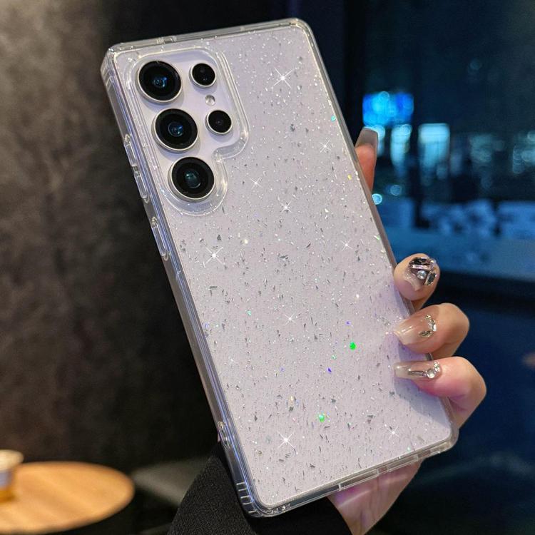 For Samsung Galaxy S25 Ultra 5G Sequins Glitter Shockproof TPU Phone Case(Transparent)
For Samsung Galaxy S25 Ultra 5G Sequins Glitter Shockproof TPU Phone Case(Transparent)