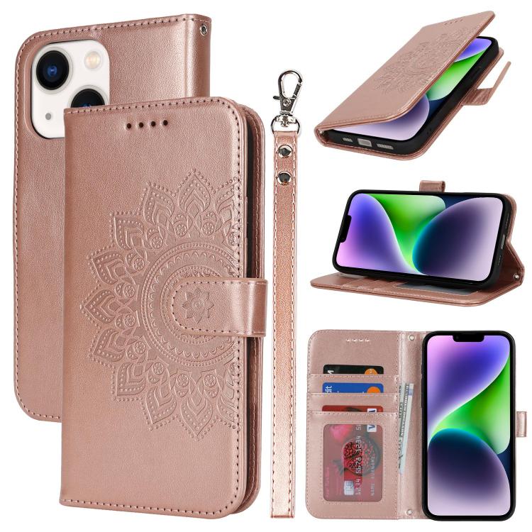 For iPhone 14 Plus Double Fold Printed Embossing Leather Phone Case(Rose Gold)
For iPhone 14 Plus Double Fold Printed Embossing Leather Phone Case(Rose Gold)