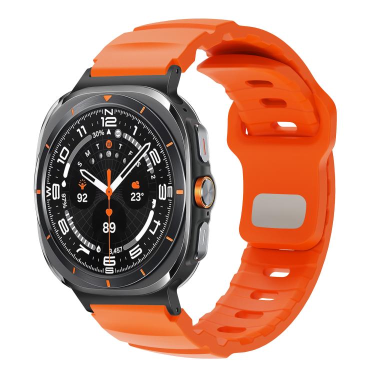 For Samsung Galaxy Watch Ultra 47mm Black Connector Reverse Buckle Fluororubber Watch Band(Orange)
For Samsung Galaxy Watch Ultra 47mm Black Connector Reverse Buckle Fluororubber Watch Band(Orange)